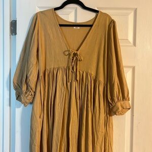 Opia Linen Maxi Dress
